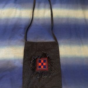 Cool Unique Beaded Denim purse
